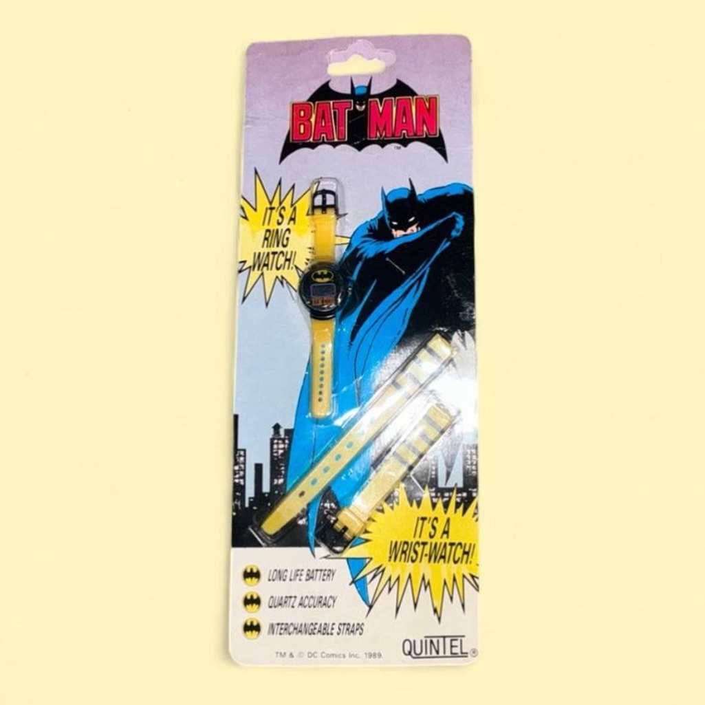 Intel Batman Wristwatch With Yellow Strap